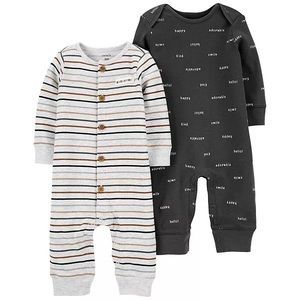 Carter’s 2 Pieces Cotton Jumpsuits